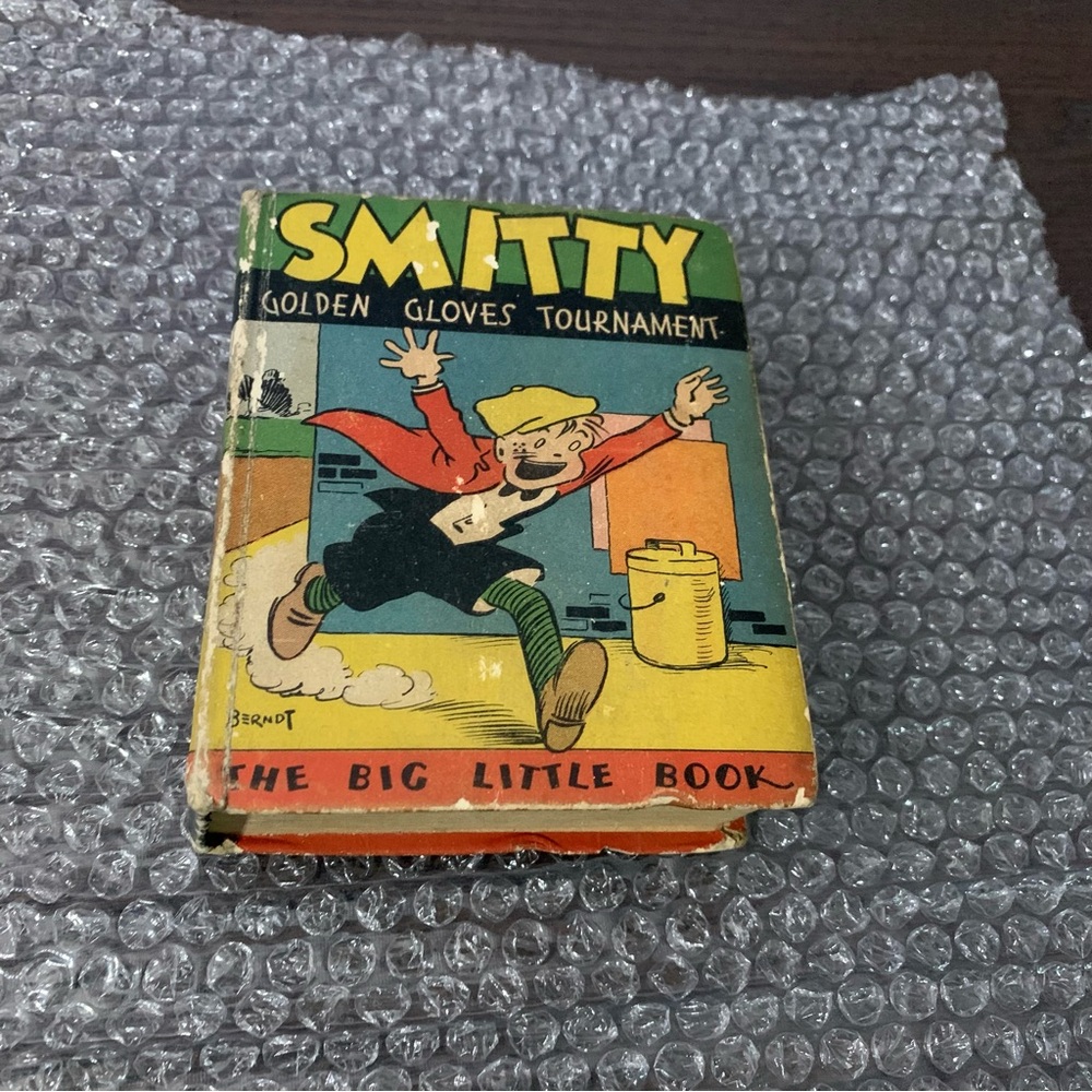 Smitty Golden Gloves Tournament Book Vintage Big Little Book Comic Walter Berndt
